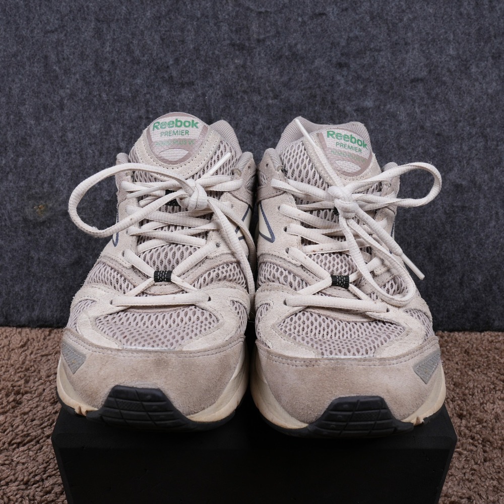Reebok Premier Road Plus VI Men Size 8.5 Grey Cream Fair Y2K Dad Shoes 100074091